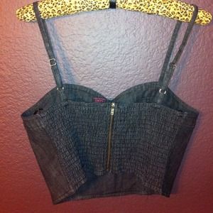 Denim Bustier