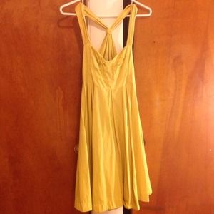 French connection yellow sundress