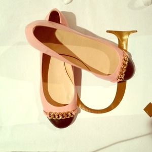 Price reduced! J. Crew Chain Ballet Flats.