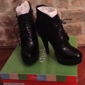 Charles by Charles David Adiras black booties