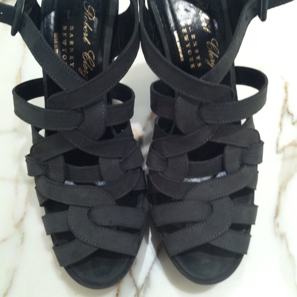Amazing Robert Clergerie Grey Suede Sandals MINT!! - Picture 2 of 4