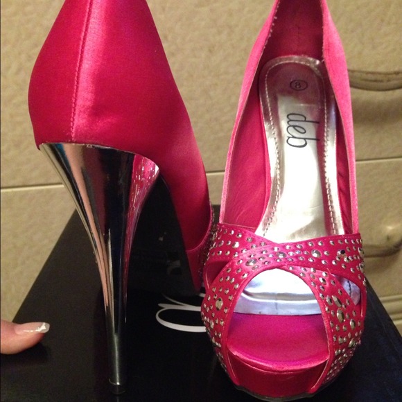 Pink deb shoes