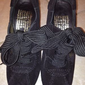 Pedro Garcia Black Platform Lace Up Heels REDUCED