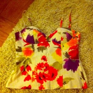 ⛔❗❗SOLD❗❗⛔Beautiful floral top/corset