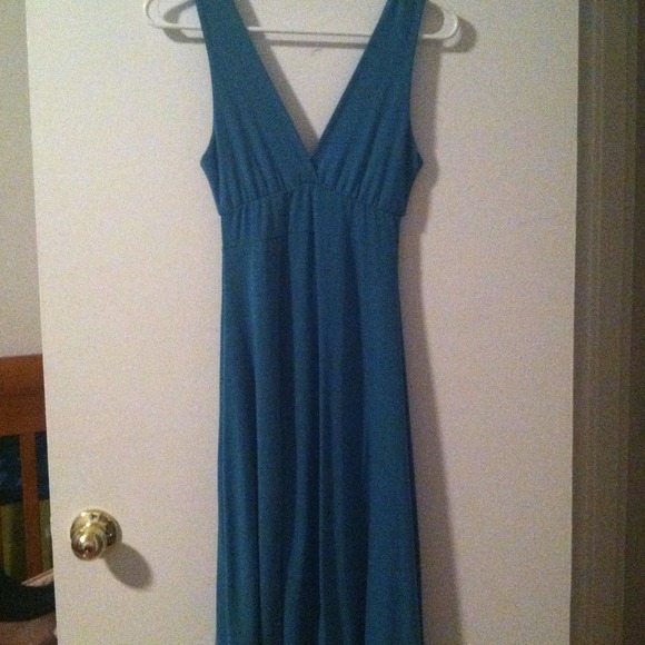 Aqua blue dress