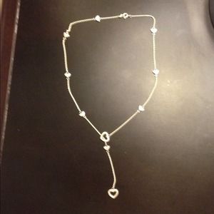 Authentic Tiffany and Co.  heart lariat necklace