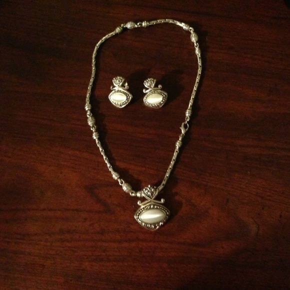 Necklace and earrings