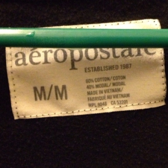 Aeropostale Blk quarter sleeve - Picture 2 of 2