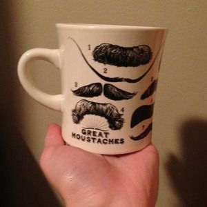 ✨💢RESERVED💢✨ Great Moustache Coffe Mug