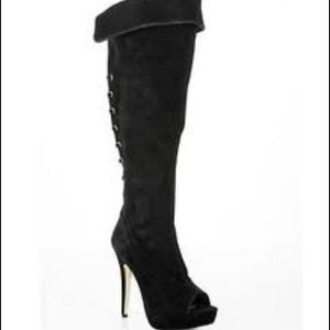 Mariah carey Shoes - ** Just reduced** Mariah carey suede peep toe boot Mariah carey Shoes - ** Just reduced** Mariah carey suede peep toe boot