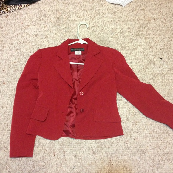 Red Blazer by Harvey Bernard
