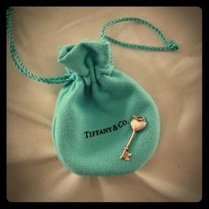 Tiffany key heart necklace charm