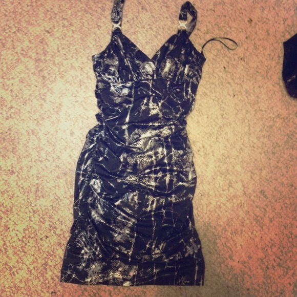 Black and Silver Party Dress
