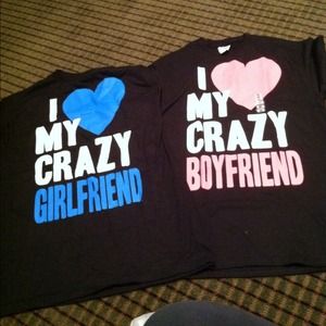 His and hers t shirts size xl and m worn once