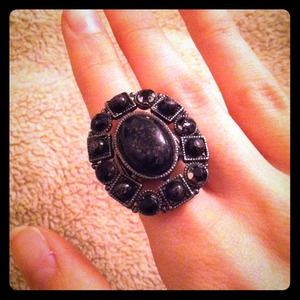 Large black ring