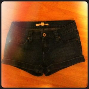 Denim shorts