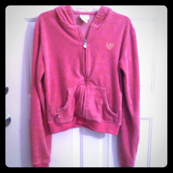 Rocawear pink terry hoody