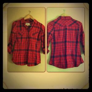 🌟RED PLAIDED SHIRT🌟