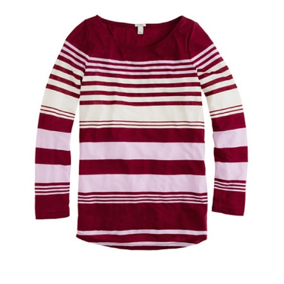 J. Crew striped tee shirt