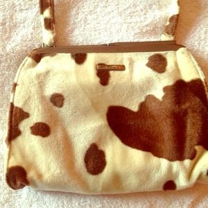 Cow print GUESS purse