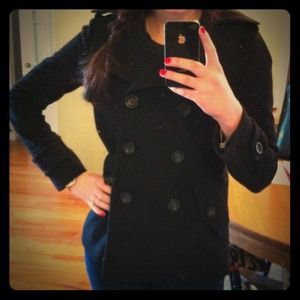 REDUCED Black Gap Peacoat