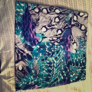 Fun printed skirt. Stretch.