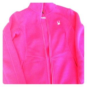 Spyder lined sweater jacket.