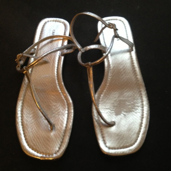Silver EXPRESS sandals