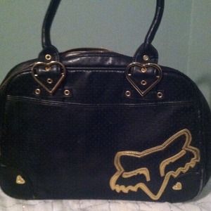 Fox racing leather purse