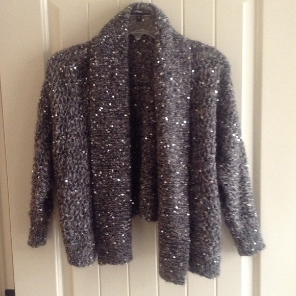 🔘Sequined gray sweater🔘