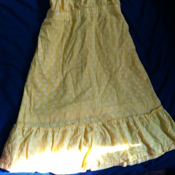 Sold!! Volcom yellow cross over strap dress. - Picture 2 of 4