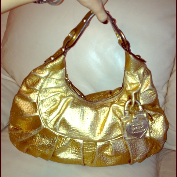 Gold Juicy Couture Hobo Bag