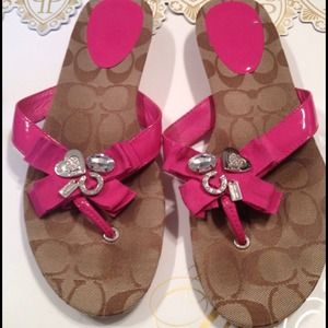 Cute Coach Flip Flops!