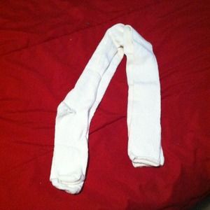 White Thigh High Socks