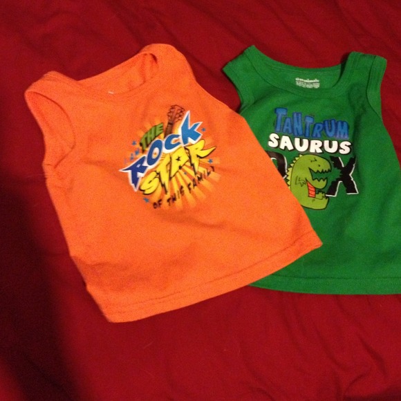 18m boys sleeveless Ts
