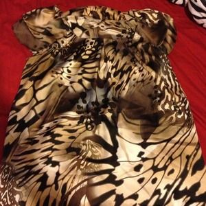 Dress barn brown shirt