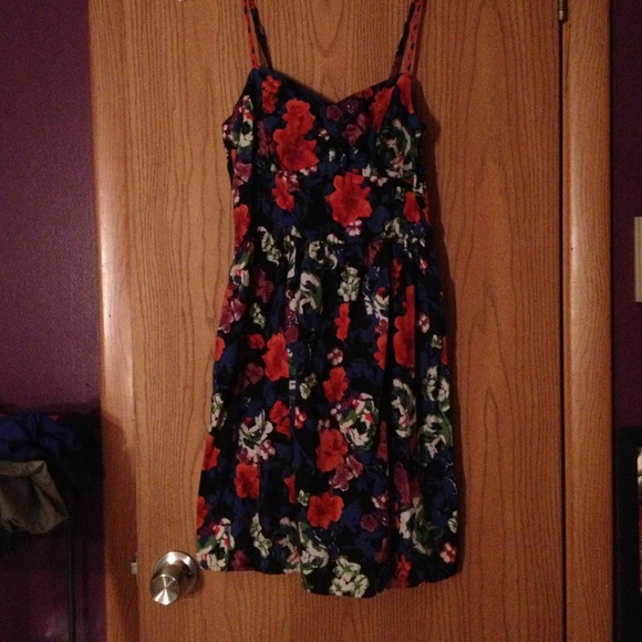 Floral print summer dress