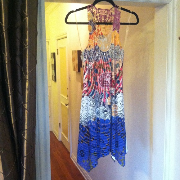 !Reduced! Cute dress! Beaded w/lace in the back!