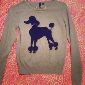 Poodle sweater