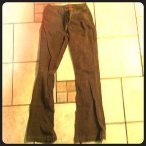 Stripped brown jeans