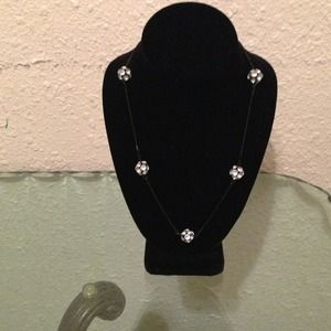 NILLILICIOUS RHINESTONE SHAMBALA NECKLACE