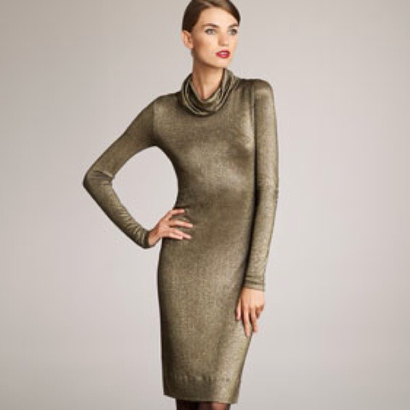 DVF Cybele dress gold