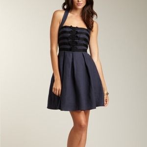 Jessica Simpson Halter Dress with Grosgrain Trim