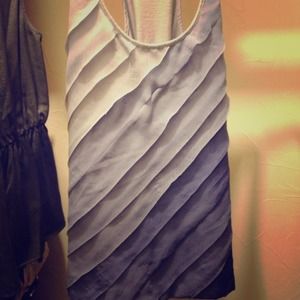 LC Lauren Conrad Blue Ombré Tank Top