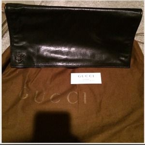 Brand new Authentic GUCCI leather clutch