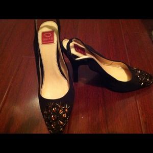 Bundle!! Brown Oscar De La Rentas & MC pouch