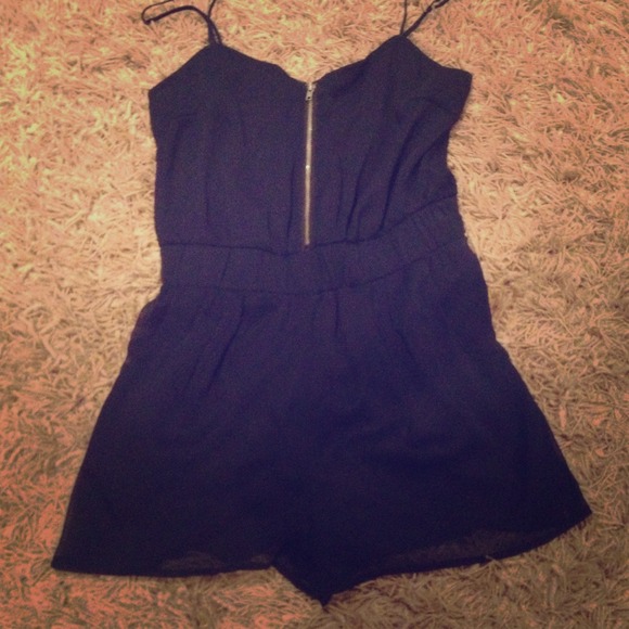 On hold! Navy Blue Romper
