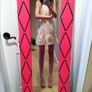 ⛔ SOLD Cream Lace Dress⛔