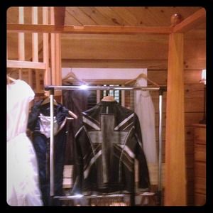 Vintage restyled leather jacket