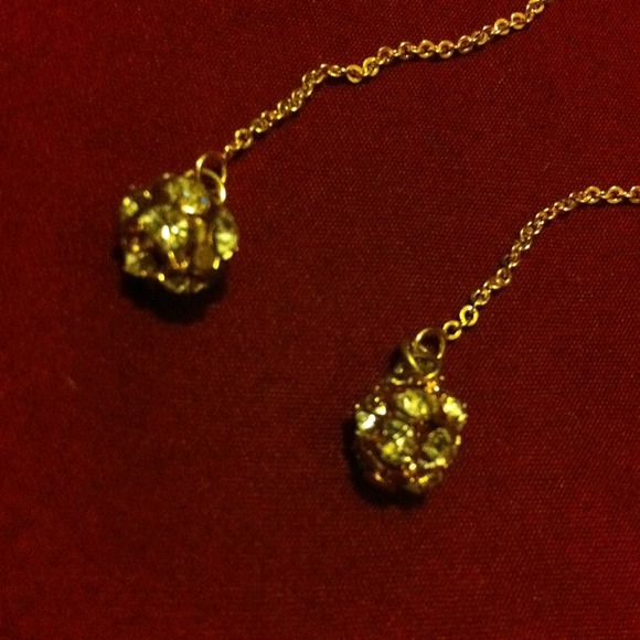 Chain drop earrings - Picture 2 of 2